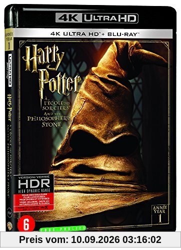 Harry potter 1 : à l'école des sorciers 4k ultra hd [Blu-ray] [FR Import]