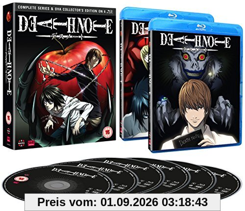 Death Note: Complete Series And Ova Collection [Blu-ray] [UK Import]