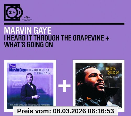 Marvin Gaye 2 For 1, I Heard It Through The../What's Going On (Digipack Ohne Booklet)