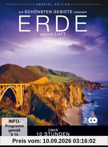 Die schönsten Gebiete unserer ERDE aus der Luft - Special Edition (2DVDs) über 10 Stunden Laufzeit!