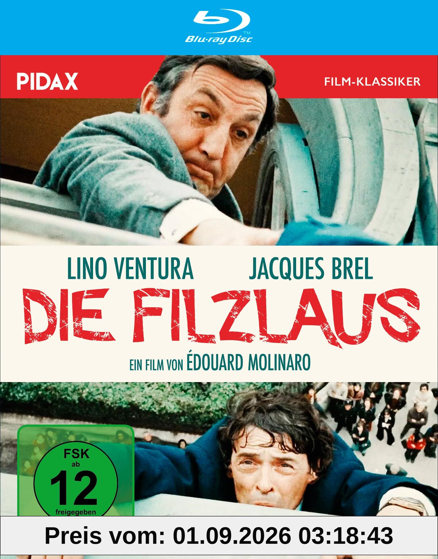 Die Filzlaus (L’emmerdeur) / Französische Kult-Komödie mit Lino Ventura und Jacques Brel (Pidax Film-Klassiker) [Blu-ray]