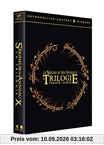 Coffret trilogie le seigneur des anneaux version longue, 3 films [FR Import]
