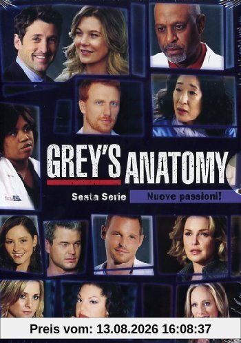 Grey's anatomy - Nuove passioni! Stagione 06 [6 DVDs] [IT Import]