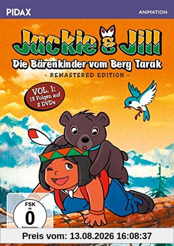 Jackie & Jill - Die Bärenkinder vom Berg Tarak, Vol. 1 - Remastered Edition / Die ersten 13 Folgen der preisgekrönten Anime-Serie (Pidax Animation) [2 DVDs]