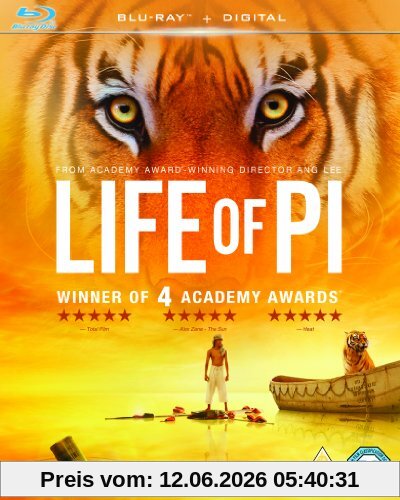 unbekannt Life Of Pi Bd - Digital [Blu-ray] [Uk Import]