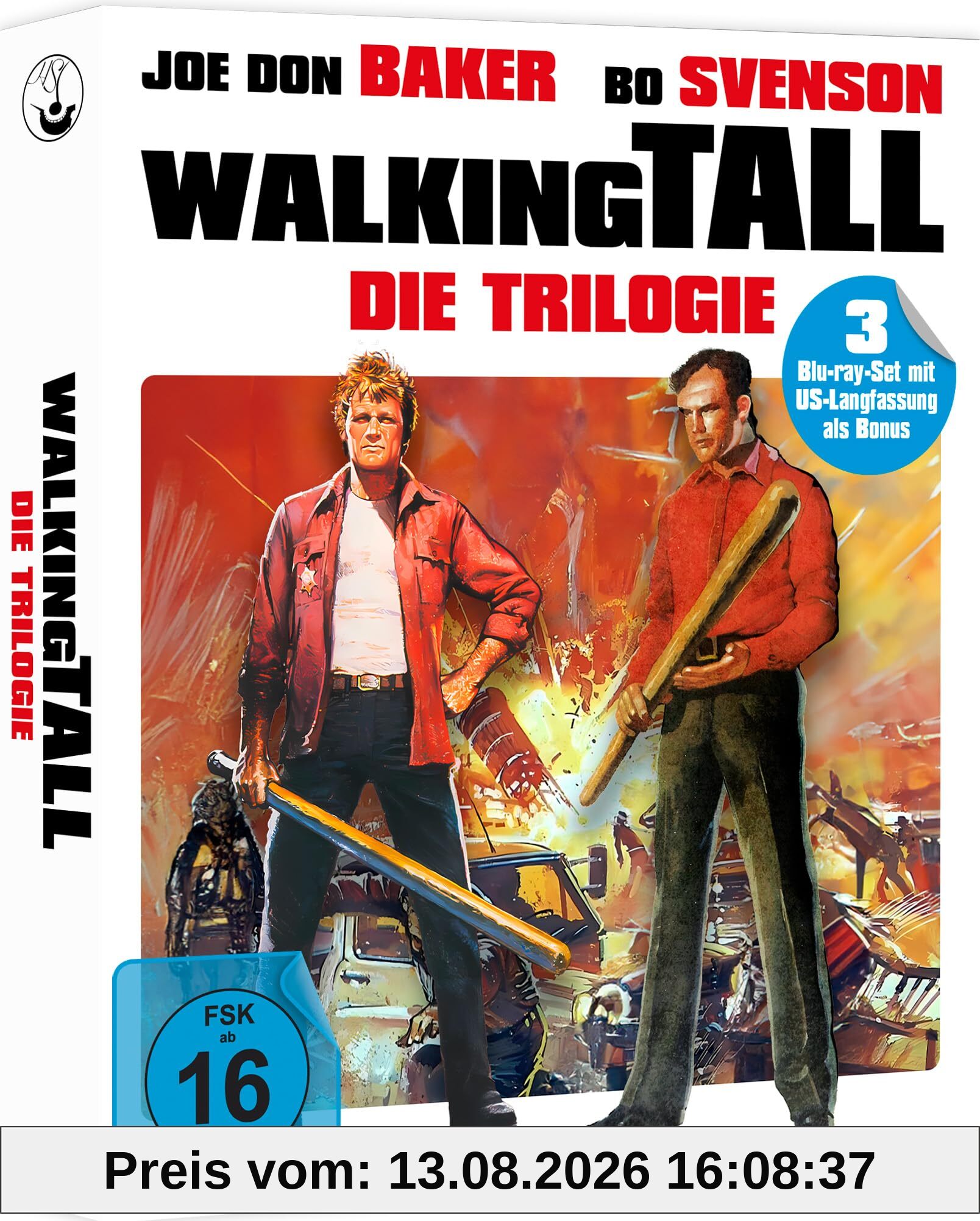 Walking Tall Trilogie - Der Große aus dem Dunkeln 1-3 (3 BDs Limited Deluxe-Digipak inkl. US-Langfassung als Bonus) [Blu-ray]