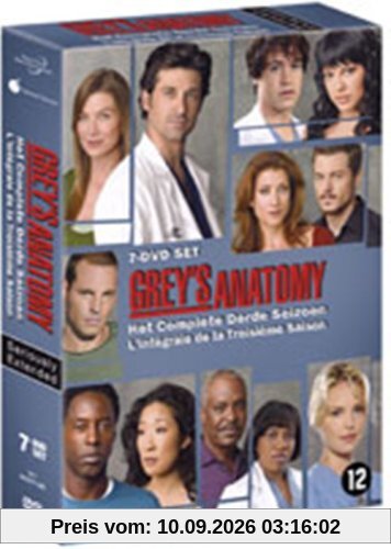 Grey's Anatomy: L'intégrale de la saison 3 - Coffret 7 DVD [Import belge]