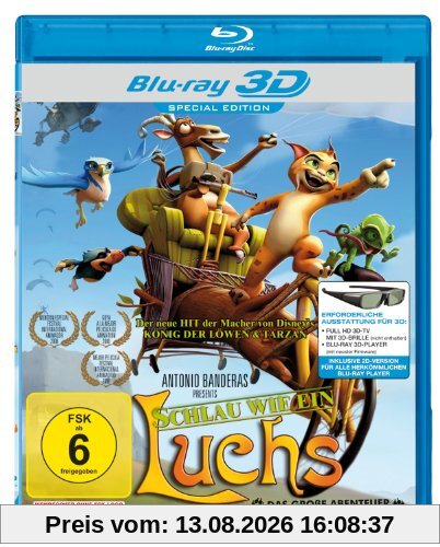 Schlau wie ein Luchs - Real 3D [3D Blu-ray] [Special Edition]