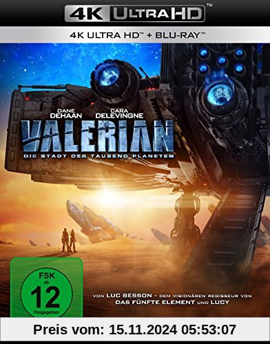 Valerian - Die Stadt der tausend Planeten [4K Ultra HD] [Blu-ray]