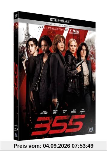 355 4k ultra hd [Blu-ray] [FR Import]