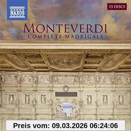 Marco Longhini Claudio Monteverdi, Madrigali Libri I-Ix (Gesamtaufnahme, 15 Cd-Box)