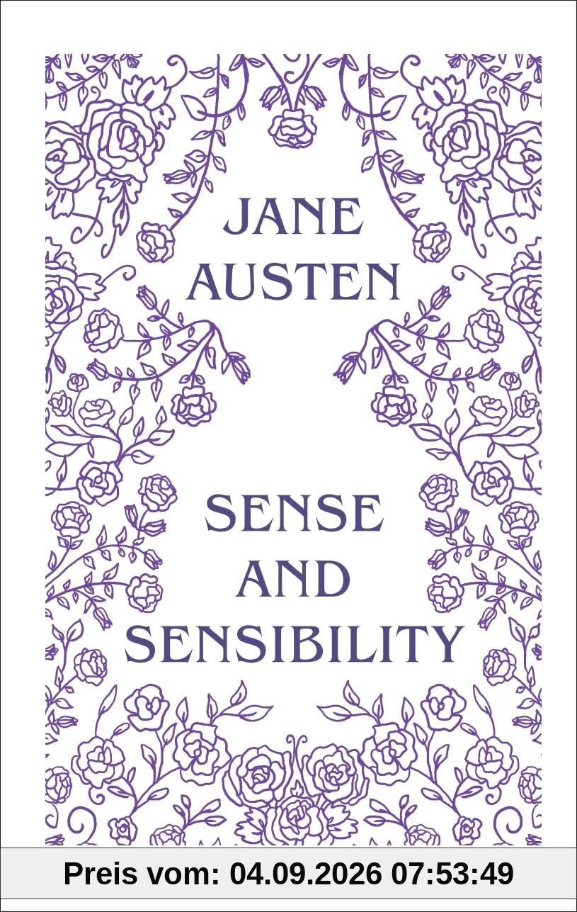 Sense and Sensibility: Novel | Timeless classic in an elegant design with sprayed edges
