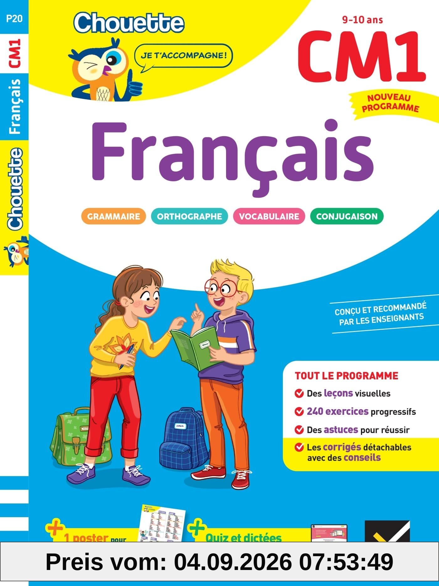 Français CM1, 9-10 ans : nouveau programme