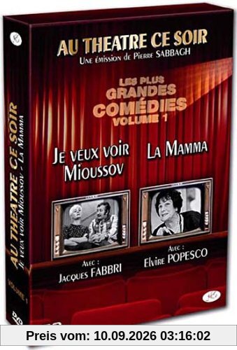 Au théâtre ce soir, vol.1 : La mamma / Je veux voir Mioussov - Coffret 2 DVD [FR Import]