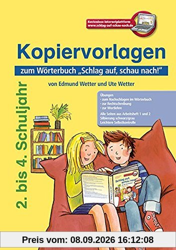 Kopiervorlagen zum Wörterbuch Schlag auf, schau nach!: 2. bis 4. Schuljahr - Neuausgabe für alle Bundesländer außer Bayern