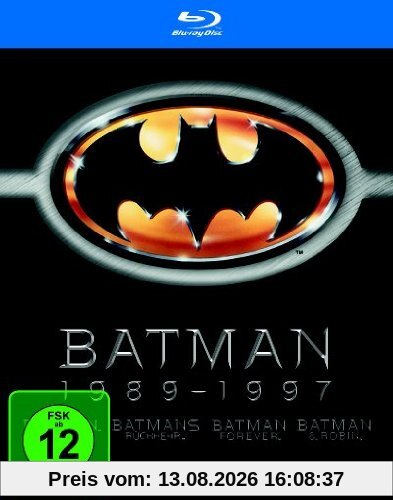 Batman 1989-1997 (Batman / Batmans Rückkehr / Batman Forever / Batman & Robin) [Blu-ray] [4 Blu-rays]