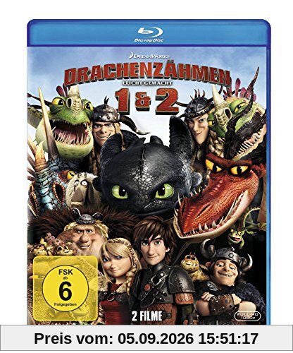 Drachenzähmen leicht gemacht 1 und 2 Doppelbox [Blu-ray]