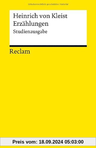 Erzählungen: Studienausgabe