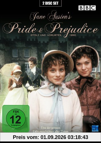 Jane Austen's Pride & Prejudice - Stolz und Vorurteil 1980 (2 DVDs)