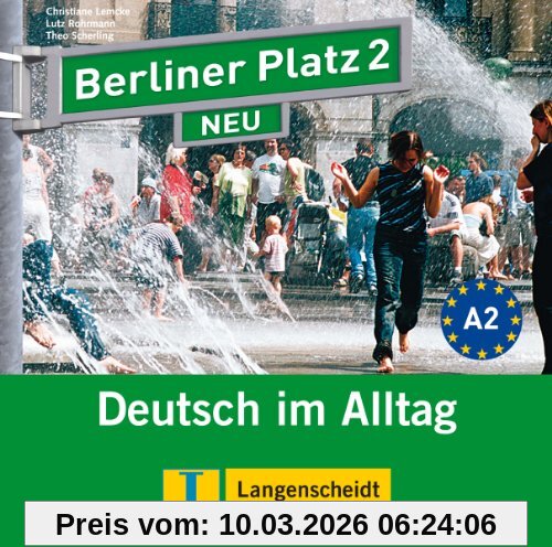 Christiane Lemcke Berliner Platz 2 Neu - 2 Audio-CDs Zum Lehrbuchteil, Deutsch Im Alltag
