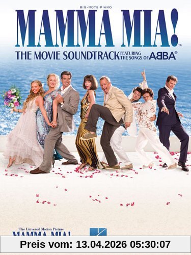 Mamma Mia! The Movie Soundtrack Featuring The Songs Of Abba Big Not (Big Note Piano)
