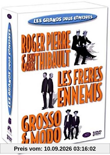 Les grands duos comiques - Roger Pierre et Jean-Marc Thibault : Les frères ennemis / Grosso & Modo - Coffret 3 DVD [FR Import]