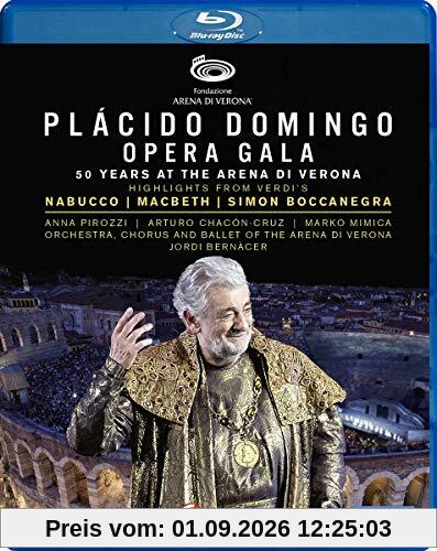 Plácido Domingo - Opera Gala - 50 Years at the Arena di Verona [August 2019] [Blu-ray]