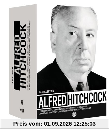 Coffret hitchcock : le grand alibi ; le crime etait presque parfait ; la loi du silence ; la mort aux trousses ... [FR Import]