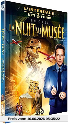 Coffret la nuit au musée 3 films : la nuit au musée ; la nuit au musée 2 ; le secret des pharaons [FR Import]