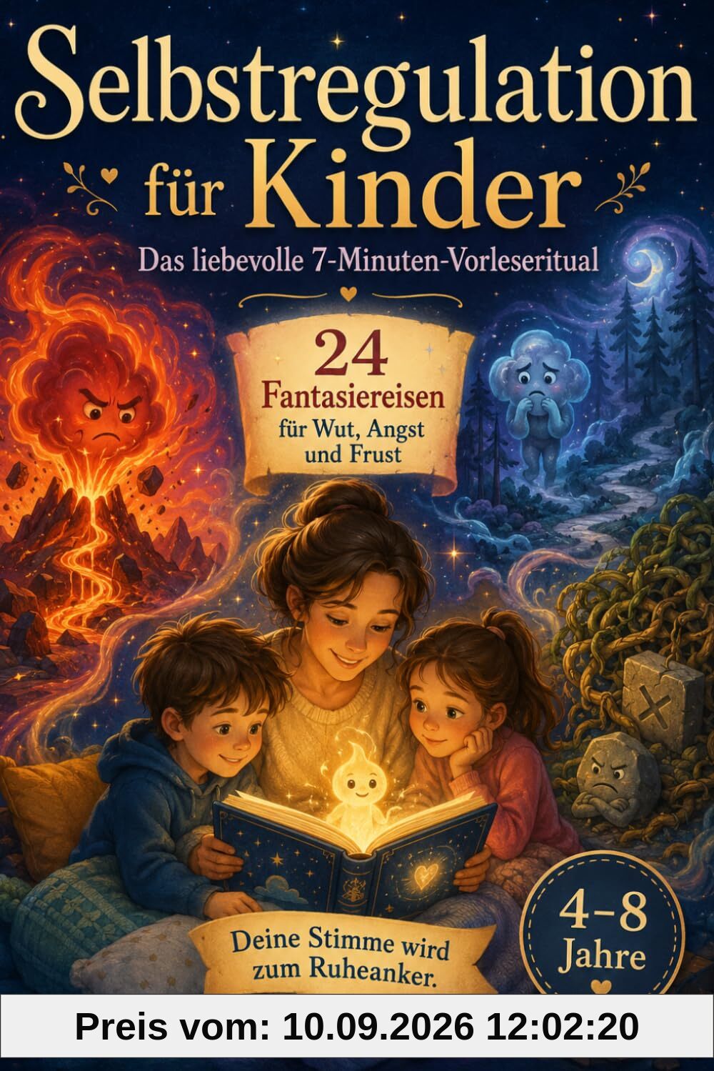 Selbstregulation für Kinder: 24 Fantasiereisen für Wut, Angst und Frust - Das liebevolle 7-Minuten-Vorleseritual - Deine Stimme wird zum Ruheanker.