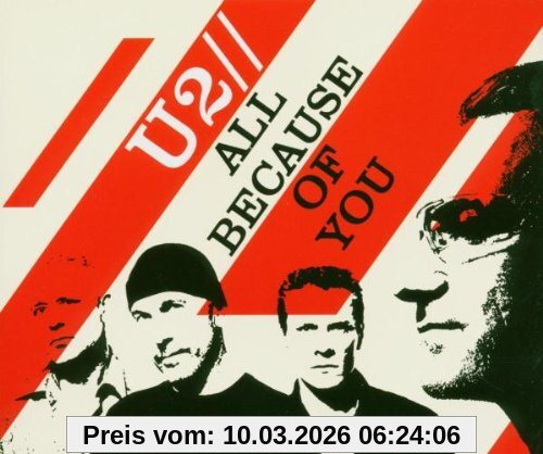 U2 All Because Of You (2-Track)