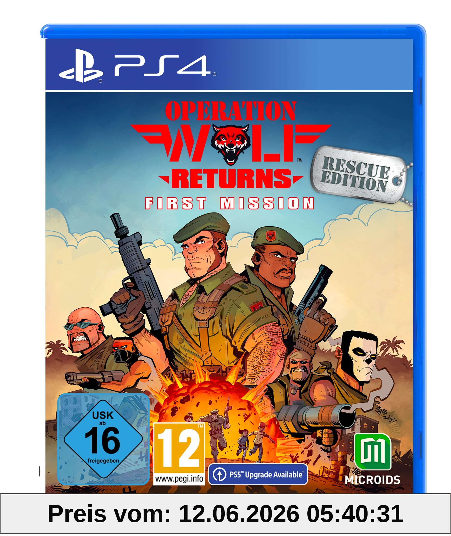 Operation Wolf Returns: First Mission - Rescue Edition [PS4]
