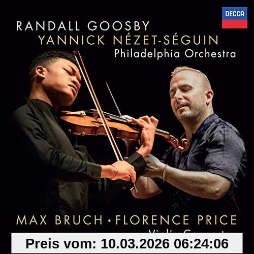 Randall Goosby Max Bruch, Florence Price, Violin Concertos