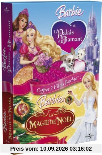 Coffret Barbie La magie de Noël ; Le palais de diamants [FR Import]