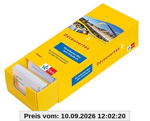Découvertes 2 Bayern (ab 2017) - Vokabel-Lernbox zum Schulbuch: Französisch passend zum Lehrwerk üben