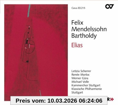 Bernius Felix Mendelssohn Bartholdy, Elias Op. 70