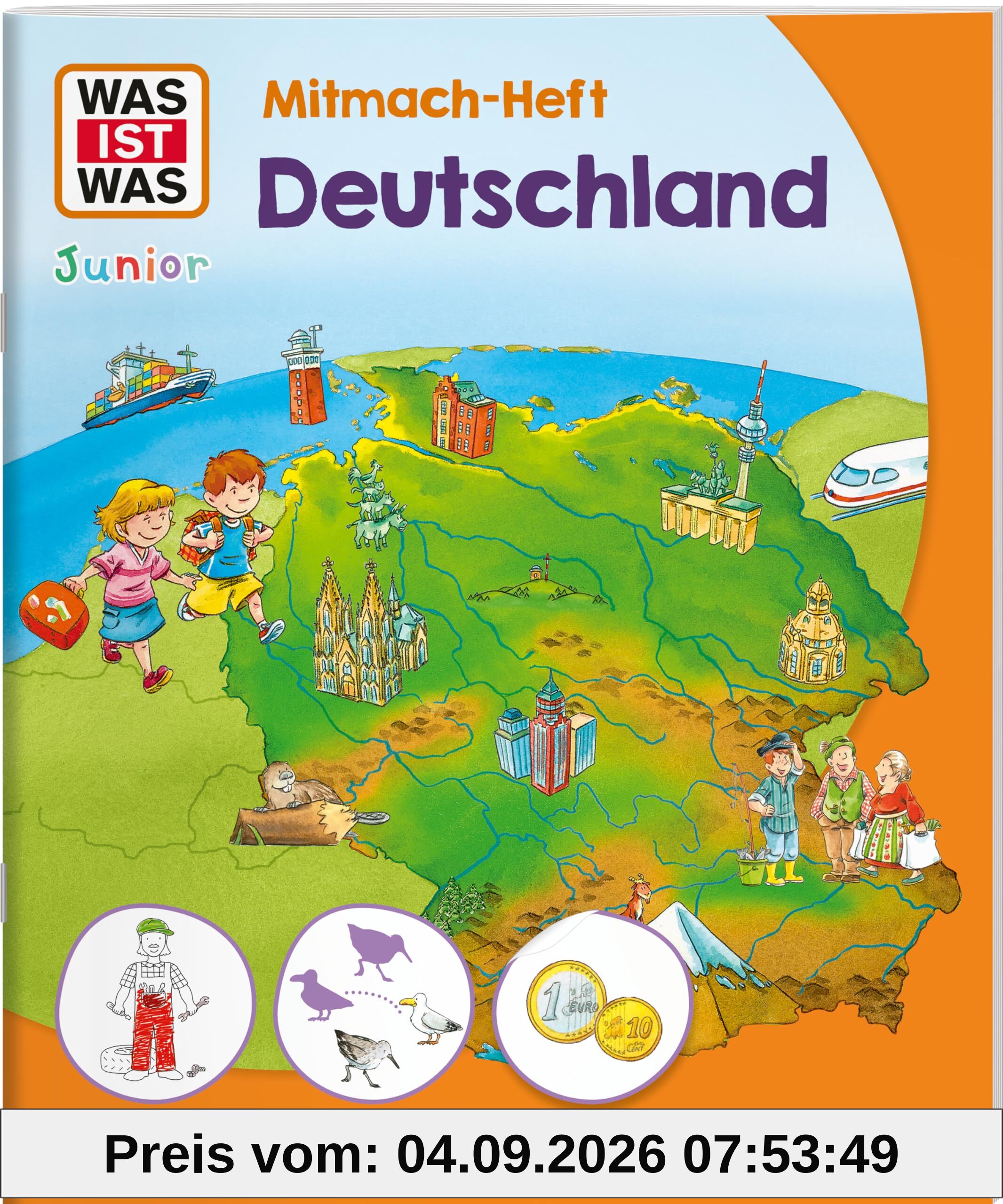 WAS IST WAS Junior Mitmach-Heft Deutschland (WAS IST WAS Junior Mitmach-Hefte)