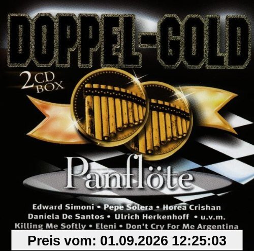 Doppel Gold Pan-Flöte