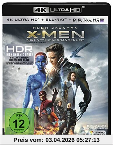 X-Men - Zukunft ist Vergangenheit  (+ 4K Ultra HD-Bluray) [Blu-ray]