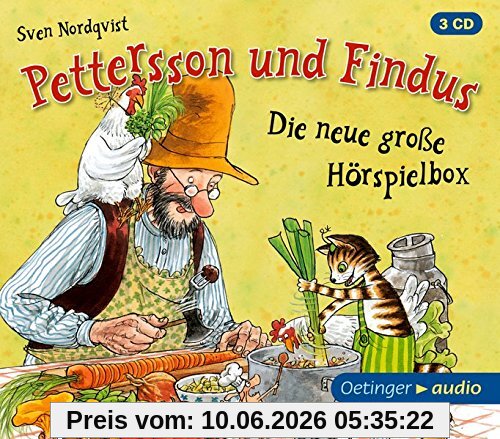 Pettersson und Findus - Die neue große Hörspielbox (3 CD): Hörspielbox, ca. 85 min.