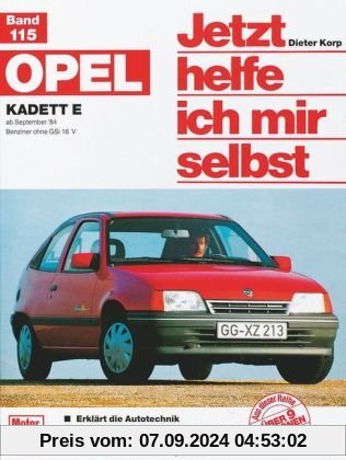 Opel Kadett E (ab Sep. 84): Benziner ohne GSi 16V (Jetzt helfe ich mir selbst)