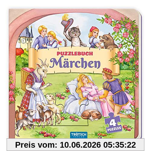 Trötsch Pappenbuch Puzzlebuch Märchen: Beschäftigungsbuch Entdeckerbuch Puzzlebuch