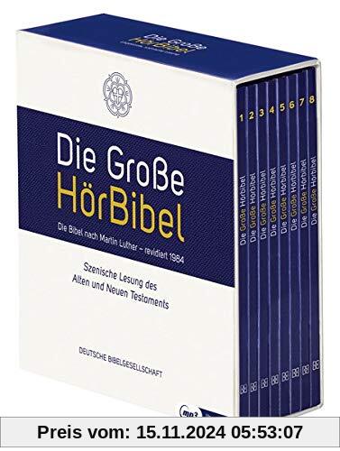 Die Große HörBibel. Ungekürzte, szenische Lesung. 8 MP3-CDs: Die Bibel nach Martin Luthers Übersetzung, revidiert 1984. 