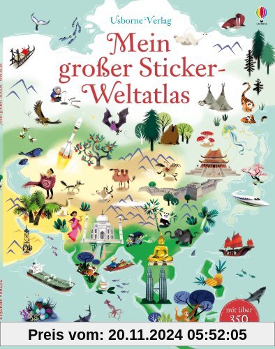 Mein großer Sticker-Weltatlas