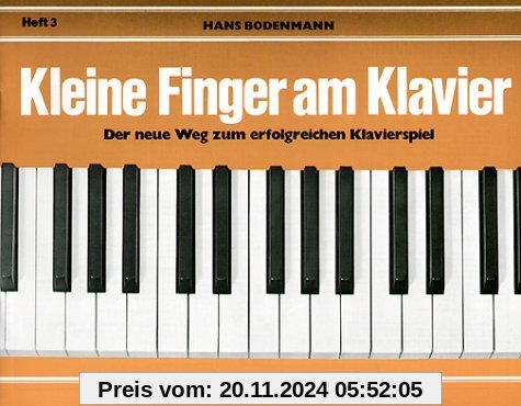 Kleine Finger am Klavier, H.3