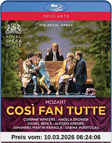 Wolfgang Amadeus Mozart Mozart, Cosi Fan Tutte (Royal Opera House, 2016) [Blu-ray]