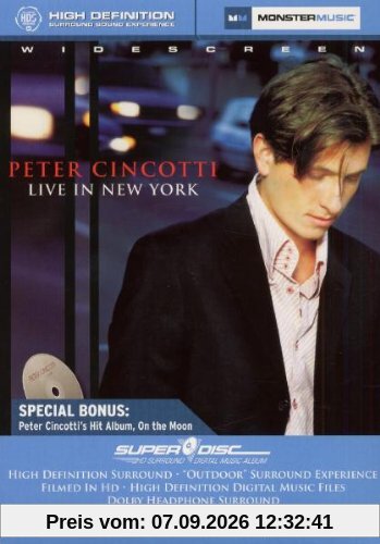 Peter Cincotti: Live in New York (+ Audio-CD) [DVD]