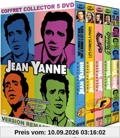 Coffret Jean Yanne 5 DVD : Tout le monde il est beau, tout le monde il est gentil / Je te tiens, tu me tiens par la barbichette / Les Chinois à Paris / Chobizenesse / DVD Bonus [FR Import]