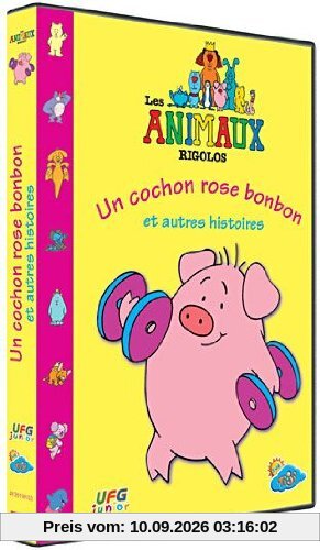 Les animaux rigolos : un cochon rose bonbon [FR Import]