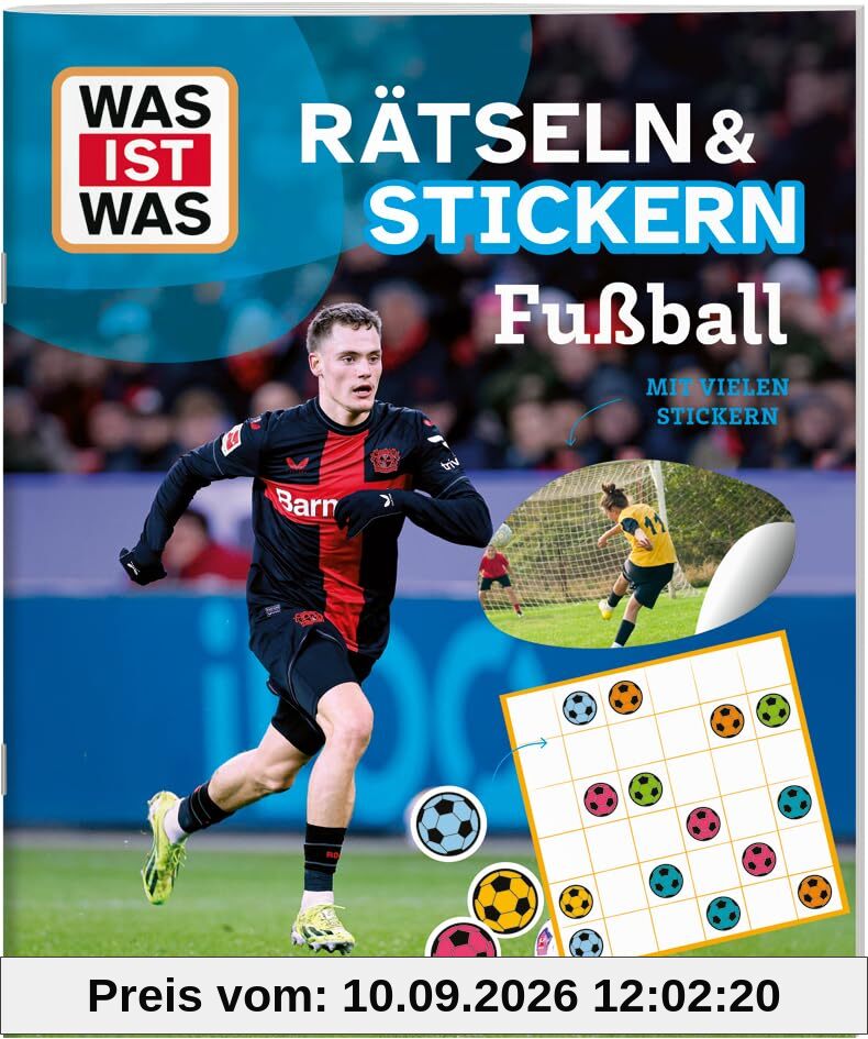 WAS IST WAS Rätseln und Stickern: Fußball